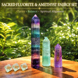 Ensemble de 3 cristaux Trinity