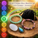 Heart Chakra Mala Bracelet Set🌈