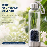 Μπουκάλι νερού Blue Sandstone Gem Pod 💧