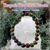 Mala Dragon's Blood Bracelet With Velvet Pouch
