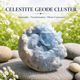 Celestite Geode Cluster 👉 75% de desconto na promoção de apenas 1 dia