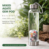 Mixed Agate Gem Pod Water Bottle 💧