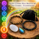 Sacral Chakra Mala Bracelet Set🌈