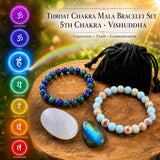Throat Chakra Mala Bracelet Set🌈