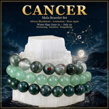 ♋ Cancer - June 21st - July 22nd - Zodiac Astrology Crystal Bracelets Set