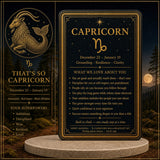 ♑ Capricorn - December 22nd - January 19th - Zodiac Astrology Crystal Bracelets Set