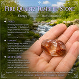 Piedra rodada cuarzo fuego