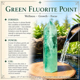 Punto de fluorita verde