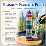 Regenbogen-Fluorit-Spitze - 70% Rabatt Blitzaktion
