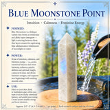 Punto de piedra lunar azul