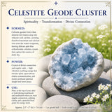 Celestite Geode Cluster 👉 75% de desconto na promoção de apenas 1 dia