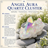 Angel Aura Quartz Cluster 👉 75% rabat