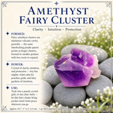 Ametyst Fairy Cluster