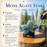 Moss Agate Star