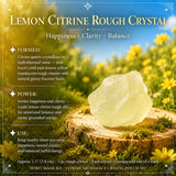 Citrin Abundance Gem Pouch Sæt