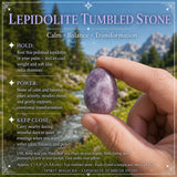 Lepidolith Trommelstein