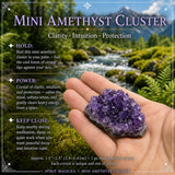 Mini Ametyst klynge