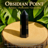 Obsidian & Citrin Energy Enhancer Sæt