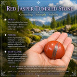 Piedra rodada jaspe rojo