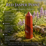 Beskyttende Red Jasper + Allies Crystal Collection