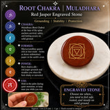 SALE TODAY - 7-Chakra Engraved Crystal Stone Set