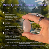 Rose Quartz Tumled Ellipse