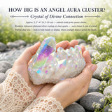 Angel Aura Quartz Cluster 👉 75% rabat