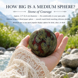 Dragon's Blood Jasper Sphere