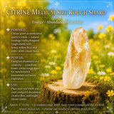 Citrin Abundance Gem Pouch Sæt