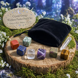Conjunto de bolsas de bolso Crystal Energy Workers
