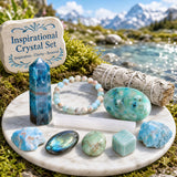 Hvetjandi Apatite + Allies Crystal Box Knippi