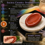 Don't Worry Stones Chakra-Set + Samtbeutel