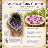 Ametyst Fairy Cluster