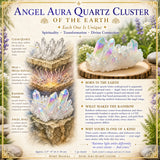 Angel Aura Quartz Cluster 👉 75% rabat