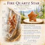 Fire Quartz Star Shape