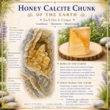 Honey Calcite Chunk
