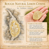 Grov naturlig citroncitrin
