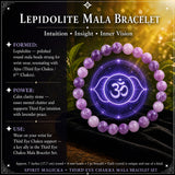 Third Eye Chakra Mala  Bracelet Set🌈
