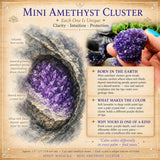 Mini Ametyst klynge