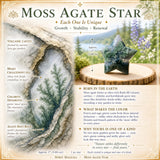 Moss Agate Star