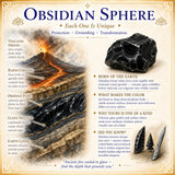 Obsidian-Kugel