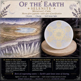 Selenite Metatrons Würfel-Reinigungsscheibe