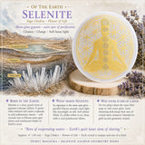Seleniet Chakra Flower of Life Reinigingsschijf