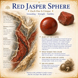 Esfera Jasper Vermelha