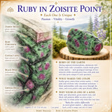 $ 5 Ruby em Zoisite Point Promoção de um dia apenas