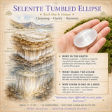 Pietre ellittiche di selenite