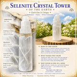 Selenite Crystal Tower