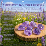 Conjunto de bolsa de gemas de serenidad de cristal de amatista