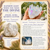 Angel Aura Quartz Cluster 👉 75% rabat