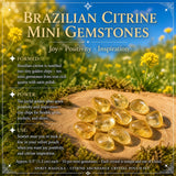 Citrin Abundance Gem Pouch Sæt
